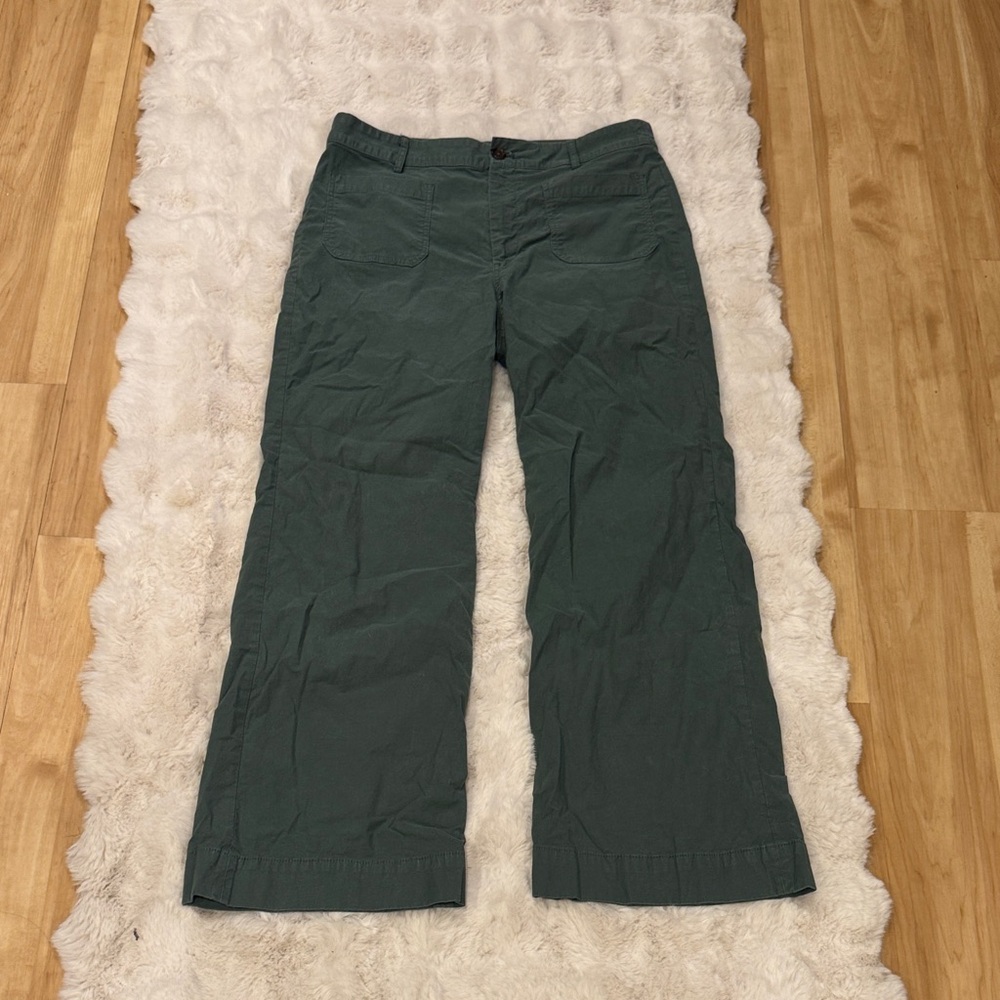 Green J.Crew Pants